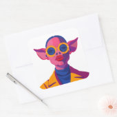 ポルシン美しい スクエアシール (封筒)