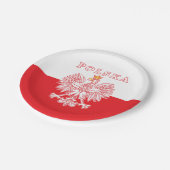 ポルスカとレッドポーランドイーグル ペーパープレート (アングル)