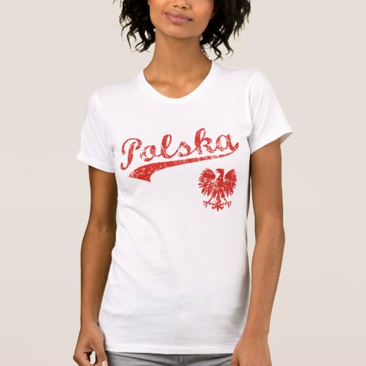 ポルスカのワシのスポーツのスタイル Tシャツ (正面)