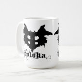ポルスカインク コーヒーマグカップ (正面左)