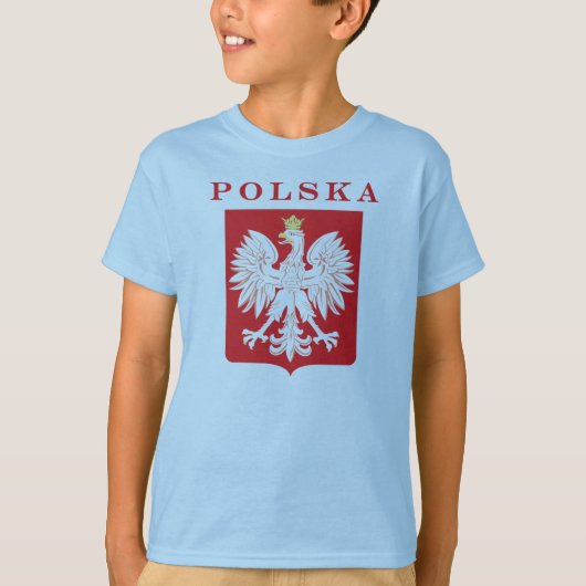 ポルスカイーグルレッドシールド Tシャツ (正面)