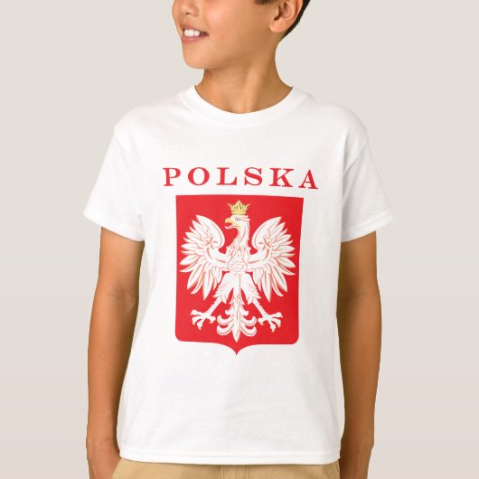 ポルスカイーグルレッドシールド Tシャツ (正面)