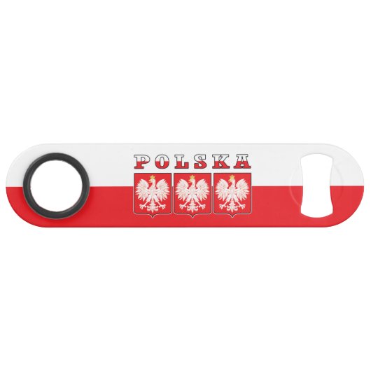 ポルスカイーグル国旗の盾 スピード栓抜き (正面(横))