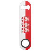 ポルスカイーグル国旗の盾 スピード栓抜き (裏面)