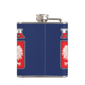 ポルスカイーグル国旗の盾 フラスク (裏面)