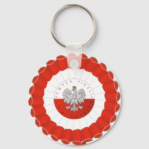 ポルスカポーランドポーランド独立記念日コティロン キーホルダー