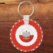 ポルスカポーランドポーランド独立記念日コティロン キーホルダー (正面)