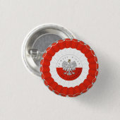 ポルスカポーランドポーランド独立記念日コティロン 缶バッジ (正面&裏面)