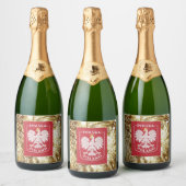 ポルスカポーランドワイン スパークリングワインラベル (ボトル)