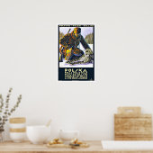 ポルスカポーランドヴィンテージトラベル ポスター (キッチン)