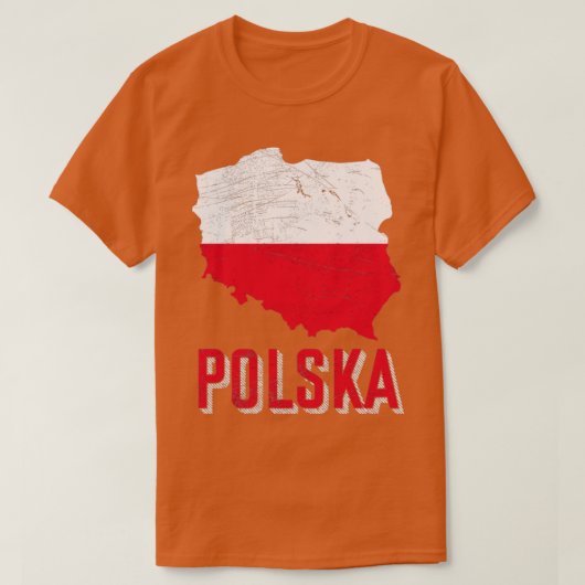ポルスカポーランド Tシャツ (デザイン正面)