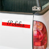 ポルスカ バンパーステッカー (トラック上)