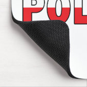 ポルスカ（ポーランド国旗の色） マウスパッド (コーナー)