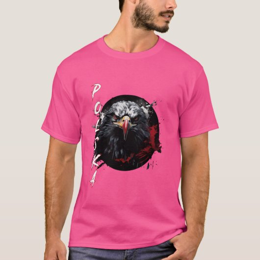 ポルスカTシャツPoland Crest Eagle Ultras Football Tシャツ (正面)