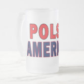ポルスキーアメリカン フロストグラスビールジョッキ (正面左)