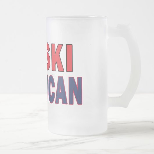 ポルスキーアメリカン フロストグラスビールジョッキ (右)