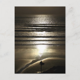 ポルゼアスの夕焼けサーファー ポストカード