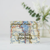 ポルソンMTヴィンテージマップ ポストカード (スタンド正面)