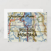 ポルソンMTヴィンテージマップ ポストカード (正面/裏面)