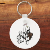 ポルタチアヴィ・ディ「Le avventure di pen e vigna」 キーホルダー (正面)