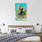 ポルタフェスティバル広告(ダンサー) キャンバスプリント (インサイチュ (寝室))