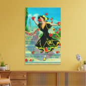 ポルタフェスティバル広告(ダンサー) キャンバスプリント (インサイチュ (リビング))