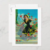 ポルタフェスティバル広告(ダンサー) ポストカード (正面/裏面)