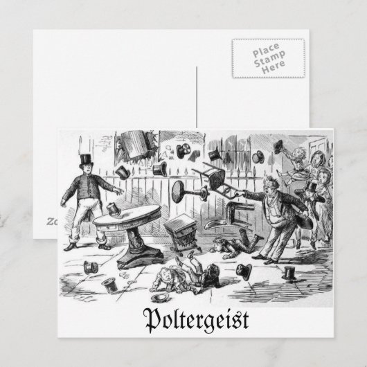 ポルターガイストのはがき ポストカード (正面/裏面)