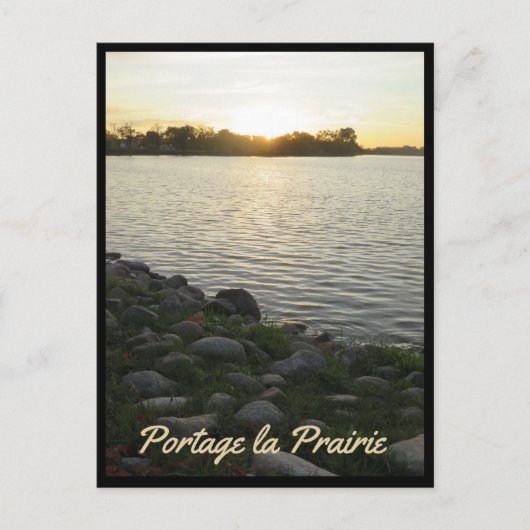 ポルタージラプレーリ – クレセントレイクサンセット3 ポストカード (正面)