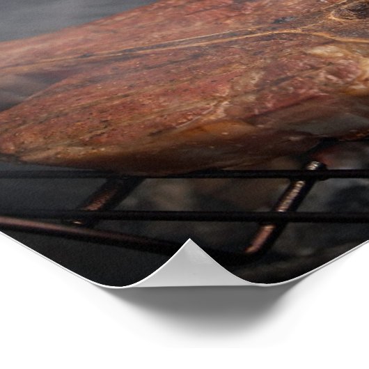 ポルターハウスステーキポスター ポスター (角)