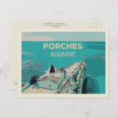 ポルチェス アルガルヴェ ポルトガル Nossa Senhora da Rocha ポストカード (正面/裏面)