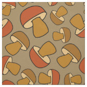 ポルチーノキノコ秋秋のパターン ファブリック (見本)