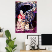 ポルティア・セント・ルークの紡ぎ車でフレヤ ポスター (ホームオフィス)