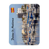 ポルティキョルマリーナat dusk - Palma de Mallorca マグネット (縦)