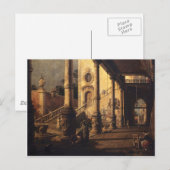 ポルティコを使用した透視図 ポストカード (正面/裏面)