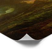 ポルティシから見たベスビウスの噴火 ポスター (角)