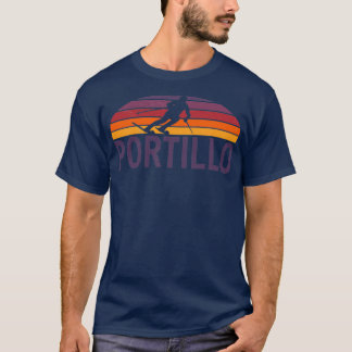 ポルティロチリサウスアメリカスキーリゾートスノーボード Tシャツ