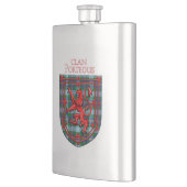 ポルテオスタータンチェックスコティッシュプレイドライオンの横行 フラスク (左)