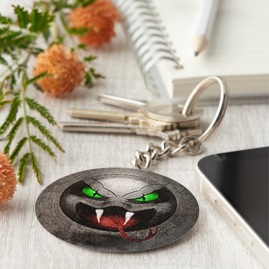 ポルテクレスカタネモジヴィンテージ キーホルダー (側面)