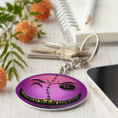 ポルテクレススカルモジ キーホルダー (側面)