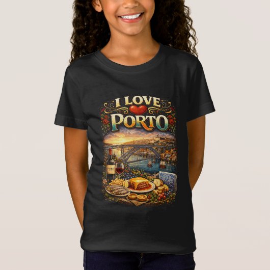 ポルトが好き Tシャツ (正面)