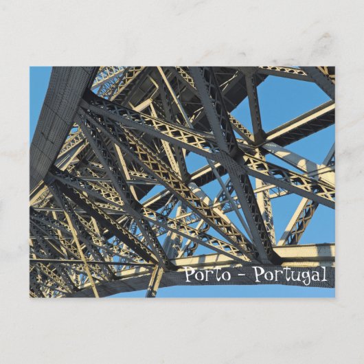 ポルトのドム・ルイス・ブリッジ。ポルトガル ポストカード (正面)