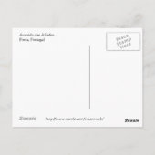 ポルトのメイン中央はがき ポストカード (裏面)