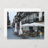 ポルトのモーニングコーヒ実在ー – ポルトガル ポストカード (正面/裏面)