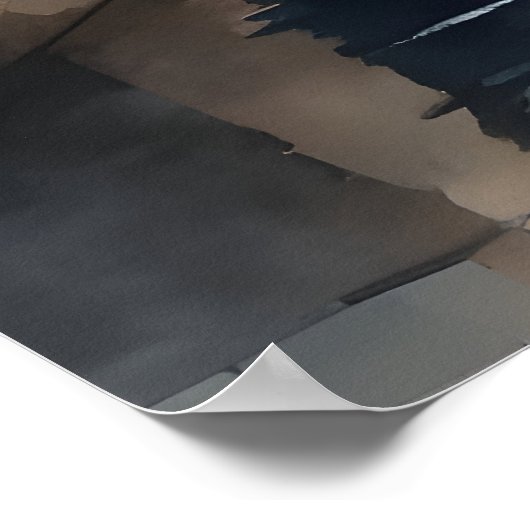 ポルトの水色 ポスター (角)