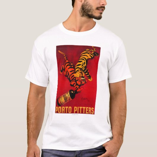 ポルトのPittersのヴィンテージPosterEurope Tシャツ (正面)