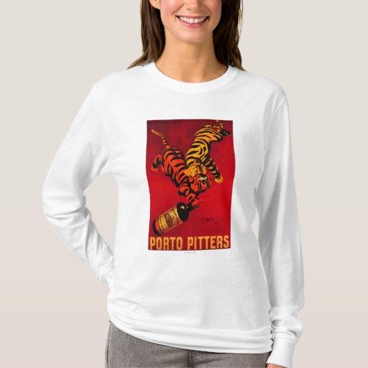 ポルトのPittersのヴィンテージPosterEurope Tシャツ (正面)