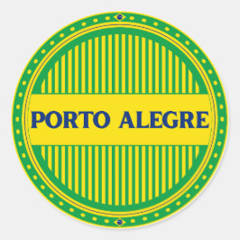 ポルトアレグレ市誇り - ブラジル人のアイデンティティ ラウンドシール