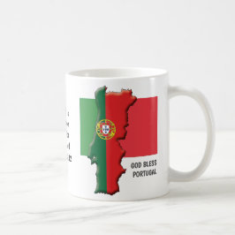 ポルトカスタムガルを祝福する愛国的な神 コーヒーマグカップ