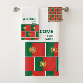 ポルトカスタムガル国旗 バスタオルセット